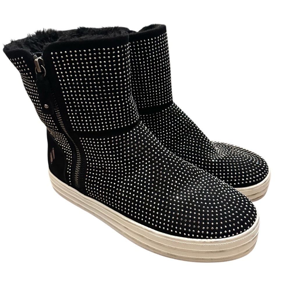 Skechers Street Double Up - Night Light jewel studded boots size 7.5